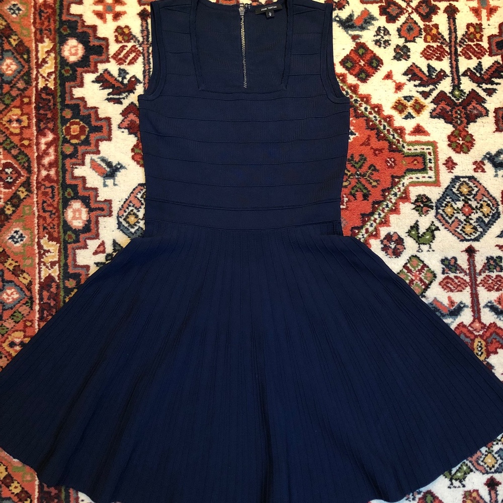 Pink Tartan Fit and Flare Dress